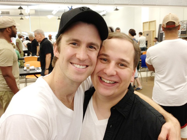Check Out The Book of Mormon Tour Stars Gavin Creel and Jared Gertner in Rehearsal