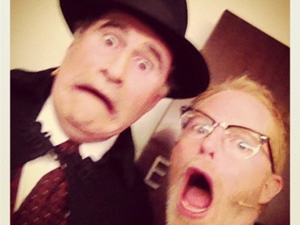 Jesse Tyler Ferguson & Richard Kind Kid Around in Rehearsal for The Producers at the Hollywood Bowl