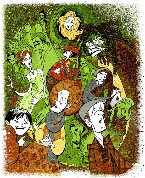 Squigs Casts His Colorful Spell on Into the Woods, Starring Donna Murphy, Amy Adams & Denis O'Hare