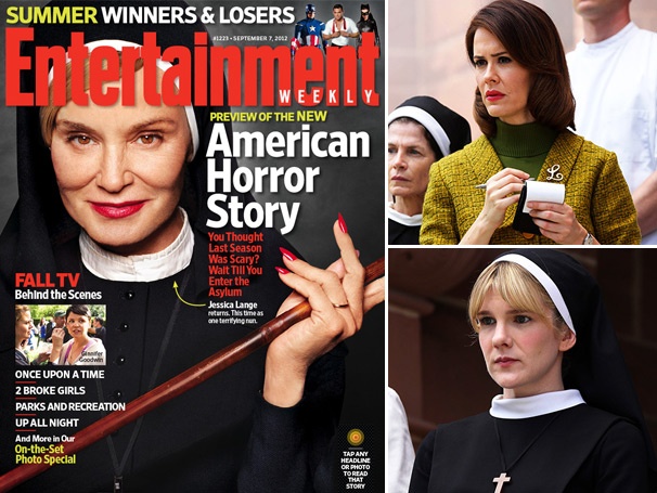 Get a First Look at Jessica Lange, Lily Rabe and Other Stage Stars in American Horror Story: Asylum