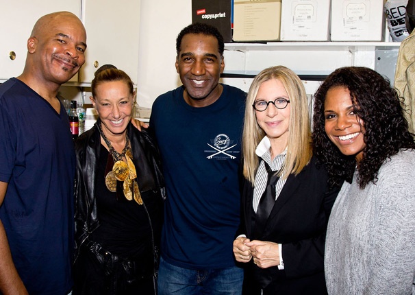Hello Gorgeous! Exclusive Photo of Barbra Streisand's Backstage Visit at Porgy and Bess