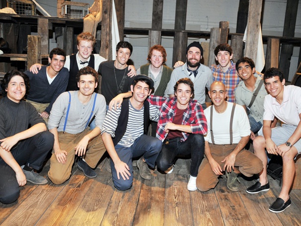 Newsboys Vs. Old Man: Corey Cott & Newsies Co-Stars Catch The Old Man and the Old Moon