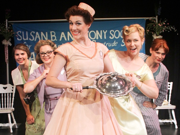 Tasty Comedy 5 Lesbians Eating a Quiche Begins Off-Broadway Performances