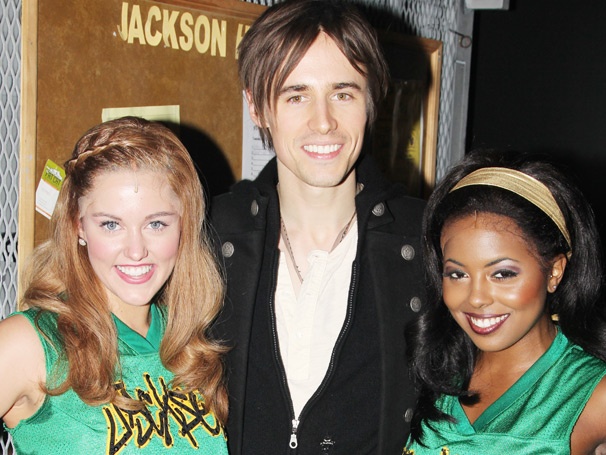 Spider-Man Star Reeve Carney Cheers on the Cheerleaders Backstage at Bring It On