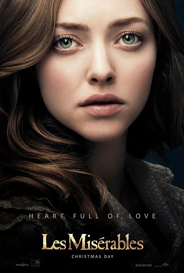 Amanda Seyfried Opens Up Her 'Heart Full of Love' in New Les Miserables Poster