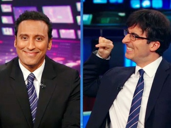 Disgraced Star Aasif Mandvi Returns to The Daily Show to Compare Jon Stewart to Mitt Romney