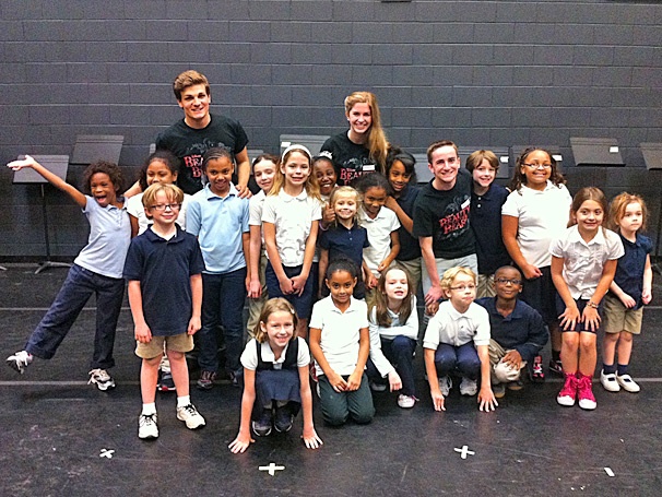 Louisville Students Get a Special Dance Lesson from the Stars of Beauty and the Beast