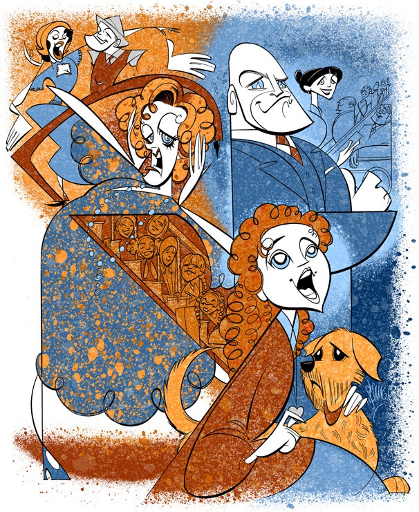 Squigs Captures the Big, Colorful Cast of Broadway’s Annie