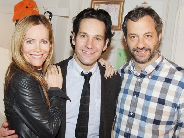 Paul Rudd Welcomes This Is 40 Collaborators Judd Apatow and Leslie Mann to Grace