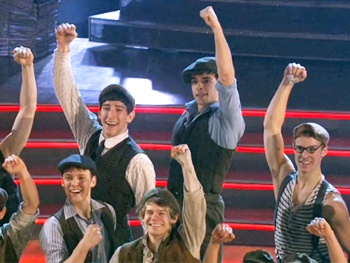 Watch Corey Cott and His Newsies Buddies ‘Seize the Day’ on Dancing with the Stars