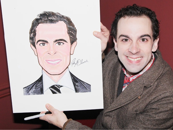 A Portrait Is Worth a Thousand Words! Sardi’s Salutes Chaplin Star Rob McClure