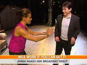 Watch Nice Work Star Matthew Broderick School Today Host Jenna Wolfe for Her Broadway Debut