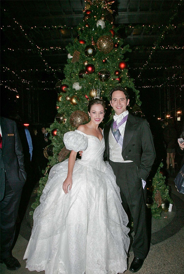 Cinderella Royalty Laura Osnes & Santino Fontana Jumpstart the Holiday Season at the Palace