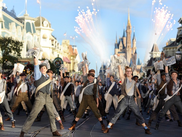 Broadway Buzz: Corey Cott and the Newsies Carry the Banner at the Disney Parks Christmas Day Parade