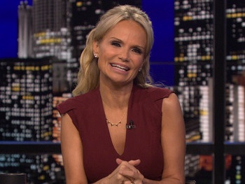Watch Kristin Chenoweth Poke Fun at Hugh Hefner's Wedding on Chelsea Lately