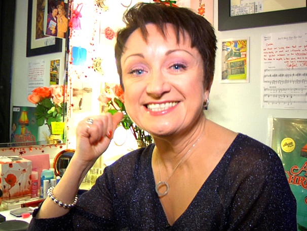 Caroline O’Connor Shows Off Her Festive Christmas Story Dressing Room and Her Secret ‘Talent Juice’