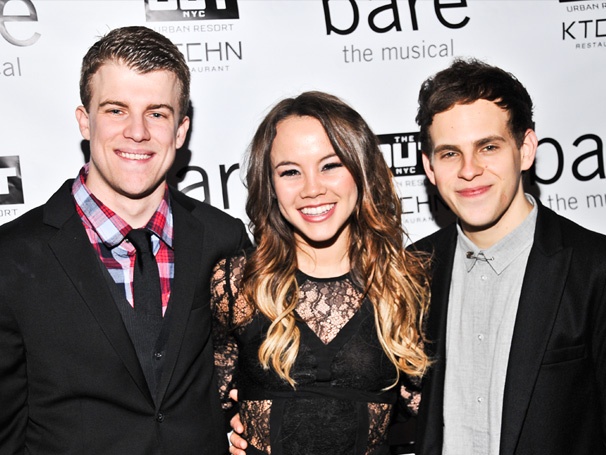 It's a Passionate Opening Night For Jason Hite, Elizabeth Judd, Taylor Trensch & the Cast of Bare