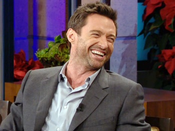 Watch Les Miz Star Hugh Jackman Teach Jay Leno 'Gangnam Style' & Play 'Two Guys, Two Cups'