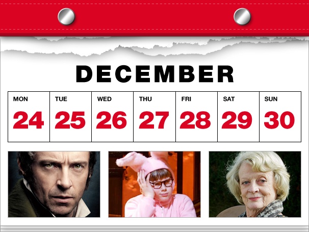 Les Miz Is Here at Last, A Christmas Story Packs Up Its Leg Lamp & Maggie Smith Goes Diva in This Week’s Datebook