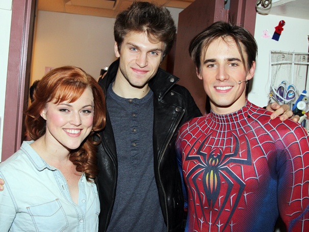 Pretty Little Liars Hunk Keegan Allen Flies Into Spider-Man, Turn Off the Dark for a Backstage Visit