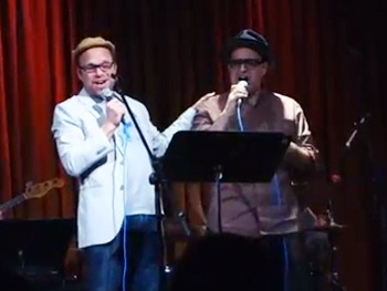 It Was a Ball! Watch Two-Time Tony Winner Norbert Leo Butz Belt a Dirty, Rotten Song with Composer David Yazbek