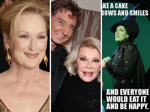 Top 10! Most-Read Stories Include Streep Casting Scoop, Barry and Joan's Broadway Reunion & a Wickedly Mean Photo Mashup