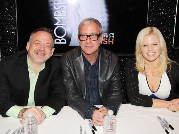 Smash's Megan Hilty Glams It Up with Marc Shaiman and Scott Wittman at Bombshell Album Signing