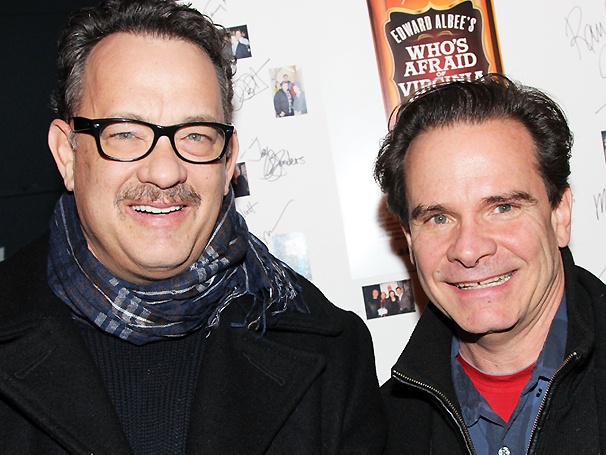 Get the Guests! Lucky Guy Stars Tom Hanks & Peter Scolari Visit Who’s Afraid of Virginia Woolf?