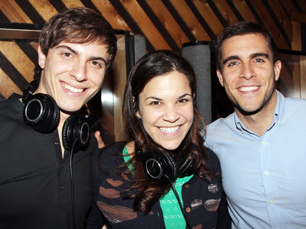 Exclusive Photos! Step Into the Recording Studio With Lindsay Mendez, Derek Klena & the Cast of Dogfight