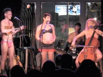 Pregnant Tony Winner Daisy Eagan Strips Down to Sing 'Like a Virgin' & More with The Skivvies