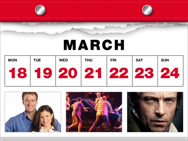 Superman Flies into NYC, Hardbody Goes Truckin' and Les Miz Lands on DVD in this Week’s Datebook