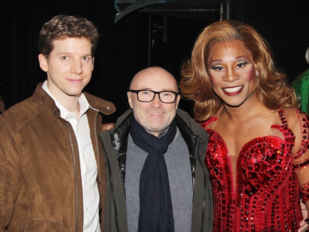 Grammy Winner Phil Collins Dances into the Light Backstage at Kinky Boots