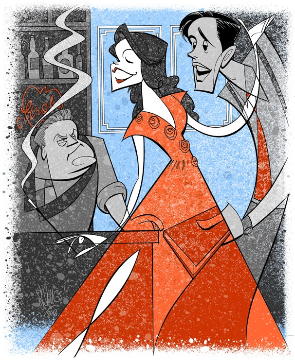 Take a Chic Peek at Squigs’ Posh Portrait of Emilia Clarke in Breakfast at Tiffany’s