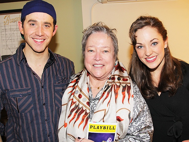 Santino Fontana, Laura Osnes & the Cast of Cinderella Welcome Oscar Winner Kathy Bates