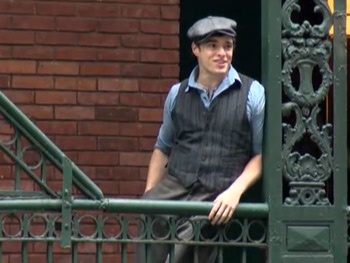 Watch the Cast of Newsies Carry Their ‘Banner’ to the Streets of NYC for Broadway Anniversary