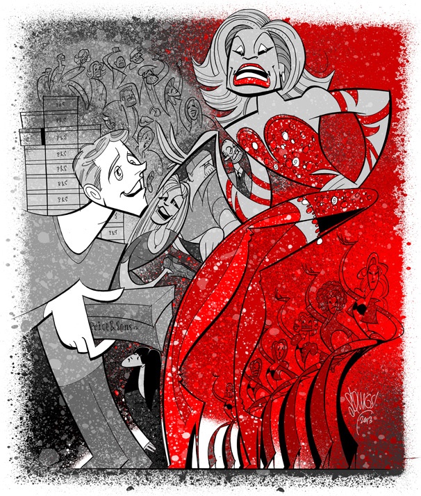 Sex Is in the Sketch! Squigs Captures Billy Porter, Stark Sands & the Fabulous Cast of Kinky Boots