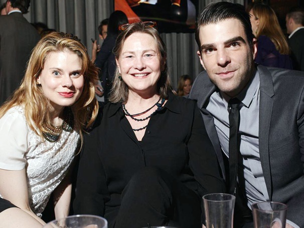 Zachary Quinto Celebrates Manhattan Magazine Cover With Cherry Jones & Celia Keenan-Bolger