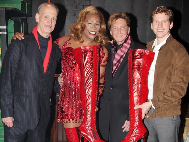 Barry Manilow and John Waters Enjoy a Red-Hot Evening at Kinky Boots