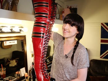 Kinky Boots Celina Carvajal Shares Her Secret Door and the Creepiest Backscratcher Ever 