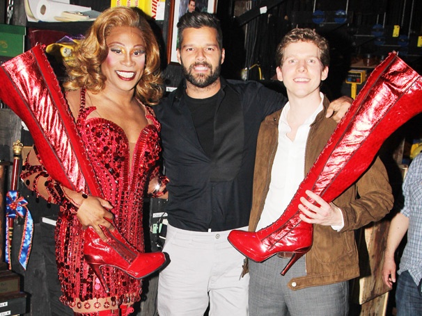 Everybody Say Ricky! Pop Star & Broadway Vet Ricky Martin Makes the Scene at Kinky Boots