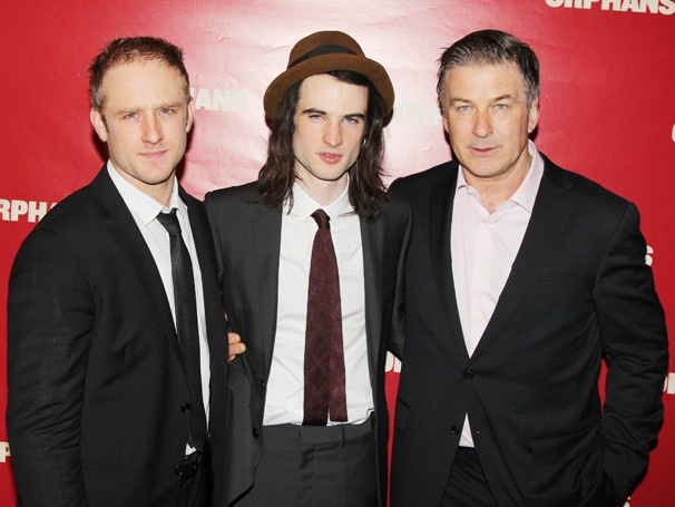 It's an Electrifying Opening Night for Orphans, Starring Alec Baldwin, Ben Foster & Tom Sturridge