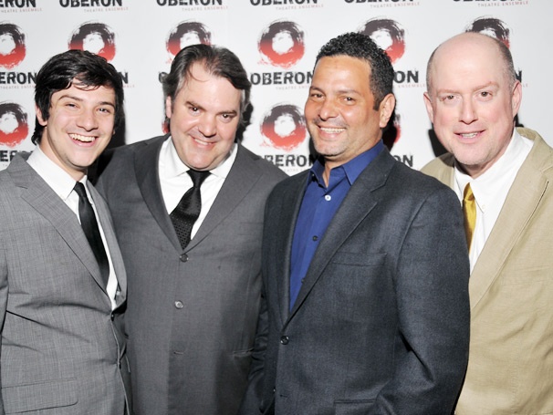 The Cast of Canadian Farm Drama The Drawer Boy Celebrates Opening Night Off-Broadway