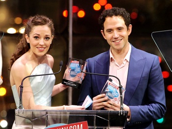 BACA 2013 Highlight: Cinderella Winners Laura Osnes and Santino Fontana Shout Out to Their Video Blog Fans 
