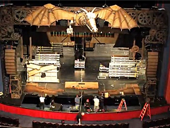 Watch Over 100 Crew Members Create the Wonderful World of Wicked on Stage