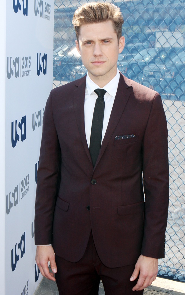 Hot Shot! On the Scene with Graceland Star Aaron Tveit at the 2013 USA Network Upfront Presentation