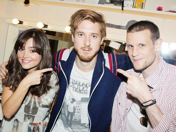 Doctor Who Reunion! Matt Smith and Jenna Louise-Coleman Visit Arthur Darvill’s New Digs at Once