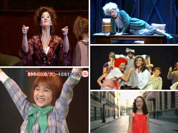 The Sun'll Come Out Mañana! Five Wacky Annie Videos From Across the Globe