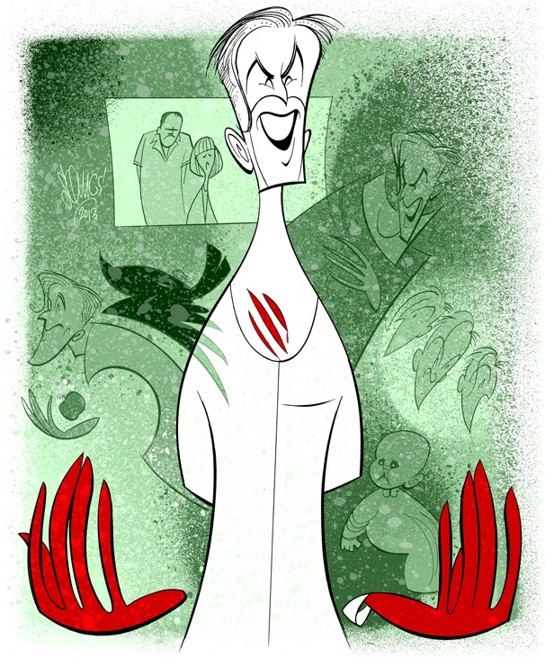 Squigs Sketches the Scottish Play! See His Portrait of Alan Cumming’s Spooky, Reimagined Macbeth