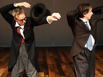 Exclusive Video! Tricks, Spirit Animals & Silliness with Old Hats Clowns Bill Irwin & David Shiner