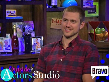 Aaron Tveit Talks Boners, Horror Movies and His Favorite Fricative on Watch What Happens Live